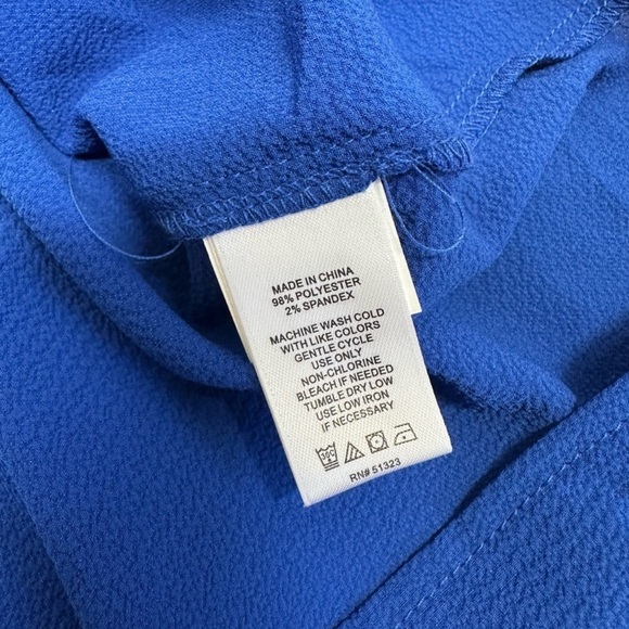 CeCe Blouse Bundle 3 Tops Green Blue White Floral Short Sleeve size small - Picture 11 of 11